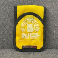 【NPA】GB Game Boy Pikachu Storage Pouch Vinyl Case Vintage Retro