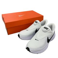 NIKE スリッポン ホワイト スニーカー 2026SP メンズ - メルカリ