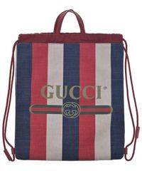 GUCCI GGパターン リュック 保存袋付き - メルカリ