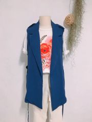 未使用☆Soffitto デニムツイード見え加工ベスト 元値23,100円 - メルカリ