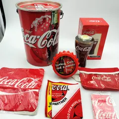 コカコーラ グッズ 7点まとめ売り 時計/ブリキ缶/ワールドカップ 非売品のサムネイル