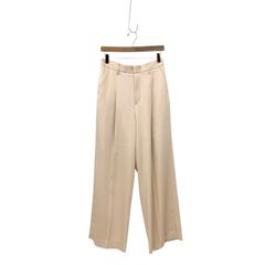美品】AKIRA NAKAアキラナカ シルクブレンド チェック ワイドパンツ