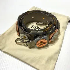 【中古品】 FENDI フェンディ FLOWER SHOULDER STRAP フラワーショルダー ストラップ カバン アクセサリー 【182-260622-ko-03-tei】のサムネイル