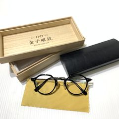 金子眼鏡 KC-10 ブラック 鼻付き - メルカリ