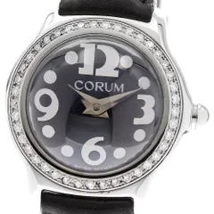 訳あり コルム CORUM 101.151.47 バブル ダイヤベゼル クォーツ レディース _914276【ev20】のサムネイル