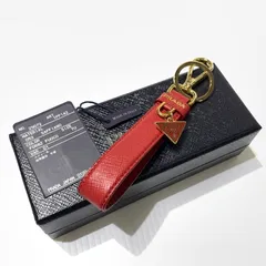 【中古品】 PRADA プラダ KEYHOLDER 1PP142 キーホルダー アクセサリー レザーキーチェーン 【183-260622-ko-06-tei】のサムネイル