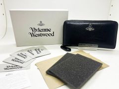 Vivienne Westwood ラウンドファスナー長財布 ブラック - メルカリ