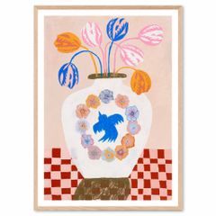像が書いた 水彩画 孔雀 アート Thongperm - メルカリ