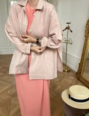 今季完売新品ドゥーズィエムクラス*OGLINEN シャツ☆ピンクB - メルカリ