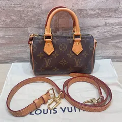 新品同様 LOUIS VUITTON ルイヴィトン ナノスピーディ ハンドバッグ 2WAYバッグ M81085 モノグラム 中古のサムネイル