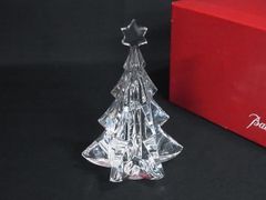 希少 バカラ クリスタル 置物 セット クリスマスツリー サンタ
