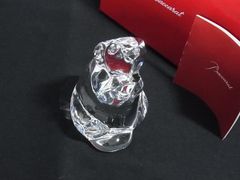バカラ Baccarat クリスタル ミニマルズ 犬 置物 - メルカリ