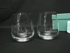 ■新品■未使用■ TIFFANY＆Co ティファニー ペアグラス コップ 食器 テーブルウェア 2客セット クリア FX4739のサムネイル