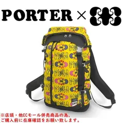 ※併売商品※◆未使用保管品◆PORTER【ポーター】M/M Parisコラボ バックパック キャンバス イエロー ブラック 吉田カバン 80周年記念 メンズ レディース　M1891