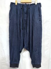 美品 ヨウジヤマモト サイト SYTE サルエルパンツ パープル Lサイズ