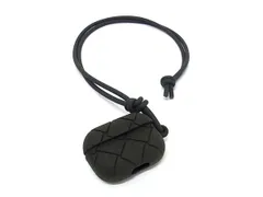 ■美品■ BOTTEGA VENETA ボッテガヴェネタ イントレチャート ラバー AirPodsケース エアポッズケース ダークグレー系 BT5926のサムネイル