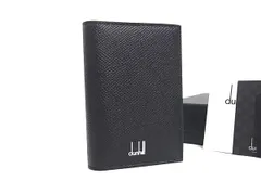 ■新品■未使用■ dunhill ダンヒル カドガン レザー カードケース 名刺ケース カード入れ 名刺入れ メンズ ブラック系 HA9617のサムネイル