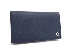 ■新品■未使用■ BVLGARI ブルガリブルガリ PVC 二つ折り 長財布 ウォレット 札入れ 小銭入れ カード入れ ネイビー系 FX8724のサムネイル