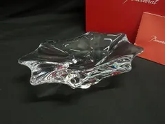 ■新品同様■ Baccarat バカラ キャディックス クリスタルガラス クリスタルガラス 灰皿 アッシュトレイ インテリア クリア BV0218のサムネイル
