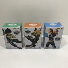 【中古美品】 僕のヒーローアカデミア THE AMAZING HEROES-Special- フィギュア 緑谷出久 爆豪勝己 轟焦凍 3体セット プライズ品 未開封 箱イタミあり 【051-260621-ti-02-tag】