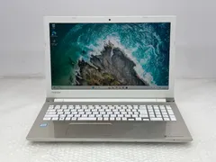東芝 dynabook T55/AG i3-6100U/4GB/500GB HDD/ブルーレイ/Windows11/15.6型フルHD サテンゴールド バッテリー消耗のサムネイル