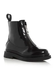 フェラガモ レディース シューズ ブーツ・レインブーツ FERRAGAMO Womens Kisty Zip Booties Black ブラックのサムネイル