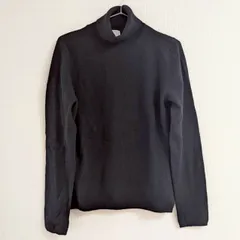 TSE カシミヤ100% タートルネックニットセーター 長袖 ブラック Lサイズのサムネイル