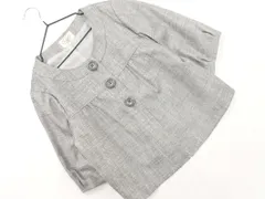 Aylesbury アリスバーリー 半袖 ノーカラー ジャケット size9/グレー ■◆ レディースのサムネイル