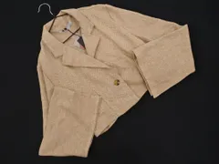 新品 ABITOKYO アビトーキョー ヘリンボーン柄 ショート丈 ジャケット sizeM/ベージュ ■◇ レディースのサムネイル