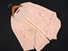 Apuweiser-riche アプワイザーリッシェ ビーズ ニット ジャケット size2/ピンク ■◇ レディースのサムネイル