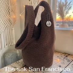 The Sak San Francisco かごバッグ ブラウン クロシェ編みのサムネイル