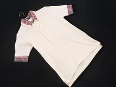 ABAHOUSE アバハウス チェック フェイクレイヤード ポロシャツ size2/オフホワイト ■◆ メンズのサムネイル