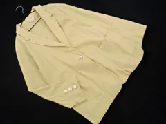 MOUSSY マウジー リネン混 オーバーサイズ テーラード ジャケット size1/黄 ■◇ レディースのサムネイル