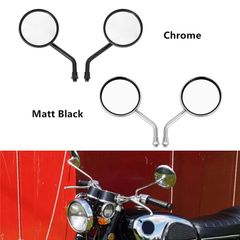 カブ用 角型ショートステムミラー 左右セット EMC - メルカリ