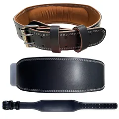 【ASPALAND】 ウエイト リフティングベルト PU レザー 【 筋トレ パワートレーニング 】 (M：70～85ｃｍ) [M：70～85ｃｍ]のサムネイル