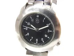 ■稼働品■ VICTORINOX ビクトリノックス V7-01 スイスアーミー クォーツ 10気圧防水 SS 腕時計 ウォッチ メンズ シルバー系 DN4201のサムネイル