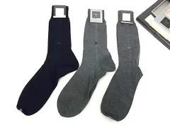 ■新品■未使用■ ChristianDior クリスチャンディオール ソックス 靴下 表記サイズ 25cm 紳士 メンズ 3点セット まとめ売り DN4686のサムネイル