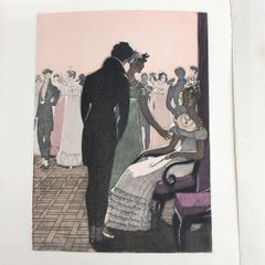 シャガール、『誕生日』、希少画集画、状態良好、新品高級額装付
