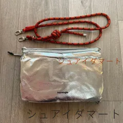 TOPOLOGIE トポロジー Bottle Sacoche Large（ボトルサコッシュ ラージ）ストラップ付き ショルダーバッグ シルバーのサムネイル