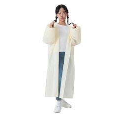 [신품] [DEVENTORZ] 키즈 레인 코트 카파 아이 [끈 첨부 푸드·랜드 셀 대응] 레인 폰초 레인웨어 두꺼운 EVA 초경량 비구 장마 대책 방풍 방수 자전거 오토바이 아웃도어 통원 통학 어린이용 남녀 겸용 L