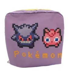 レスポートサック LesportSAC ×ポケモン MED SQUARE COSMETIC ポーチ インバッグ ゲンガー プリン 紫 パープル /FFのサムネイル