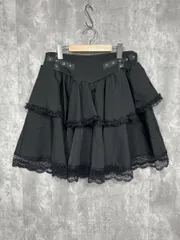 Diable baiser ディアブルベーゼ レース ハイウエスト 夢展望 ミニ スカート size3L/黒 ◆■ レディースのサムネイル