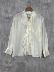 1er Arrondissement白 手絞りプリーツティアードチュニック - メルカリ