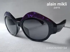 alain mikli paris（アランミクリ）『A05520』0001S4 PURPLE NACREE//BLACK NACREE-DARK GREYのサムネイル