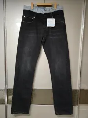 (新品) HYUNDAI VETEMENTS VTMNTS ブラック デニム パンツ 32(5)のサムネイル