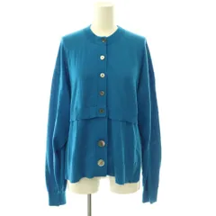 ナゴンスタンス nagonstans 25AW crew neck cardigan カーディガン ニット 長袖 M ブルー /HK ■OSのサムネイル