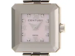CENTURY センチュリー タイムジェム 腕時計 ステンレススチール ピンクシェル文字盤 クオーツ レディース【中古】472のサムネイル