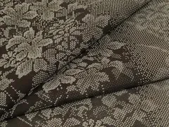 平和屋着物＊夏物　本場大島紬　夏大島　花間道　正絹　逸品　AABK2635jdのサムネイル