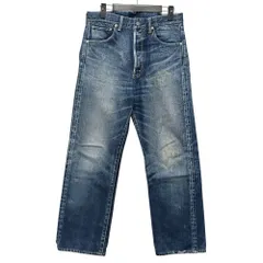 VISVIM ビズビム 品番 0122105005013 SOCIAL SCULPTURE 01D30 01 DAMAGED-30 加工 デニムパンツ ブルー サイズW32×L30 正規品 / 41235のサムネイル
