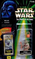 【中古】フィギュア ヨーダ ルーティッドヘア 「スター・ウォーズ パワー・オブ・ザ・フォース」 FLASHBACK フラッシュバック ベーシックフィギュア